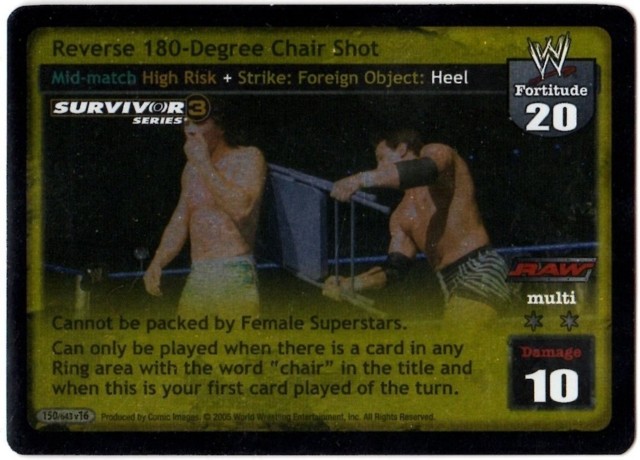 Reverse 180-Degree Chair Shot (SS3) Foil